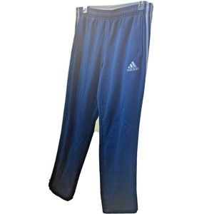 ADIDAS Men’s Active Pant 3 Stripes Blue With Grey stripes, Size Medium